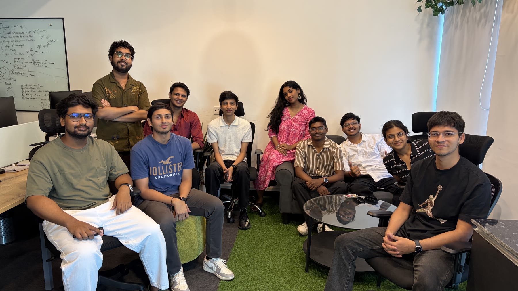 The Linkrunner team at the office
